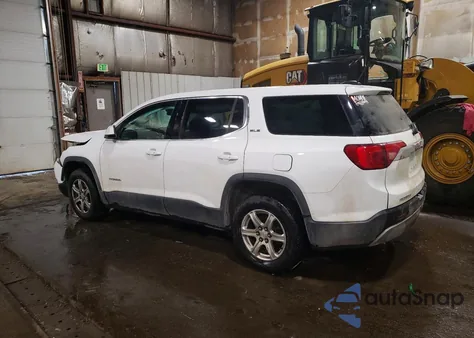2018 GMC Acadia Sle z USA, uszkodzony, nr VIN 1GKKNRLAXJZ169009